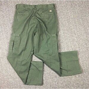 Dickies Cargo Pants Men's 36 UL Green Workwear Construction Skate